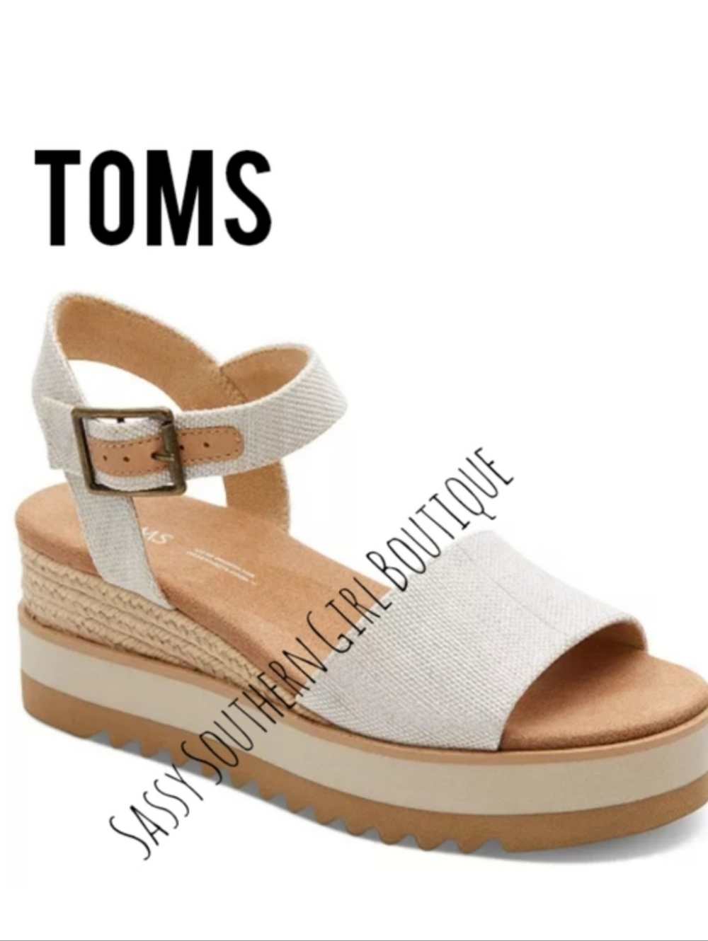 🆕⭐ Toms Natural Diana Sandals - Picture 1 of 14